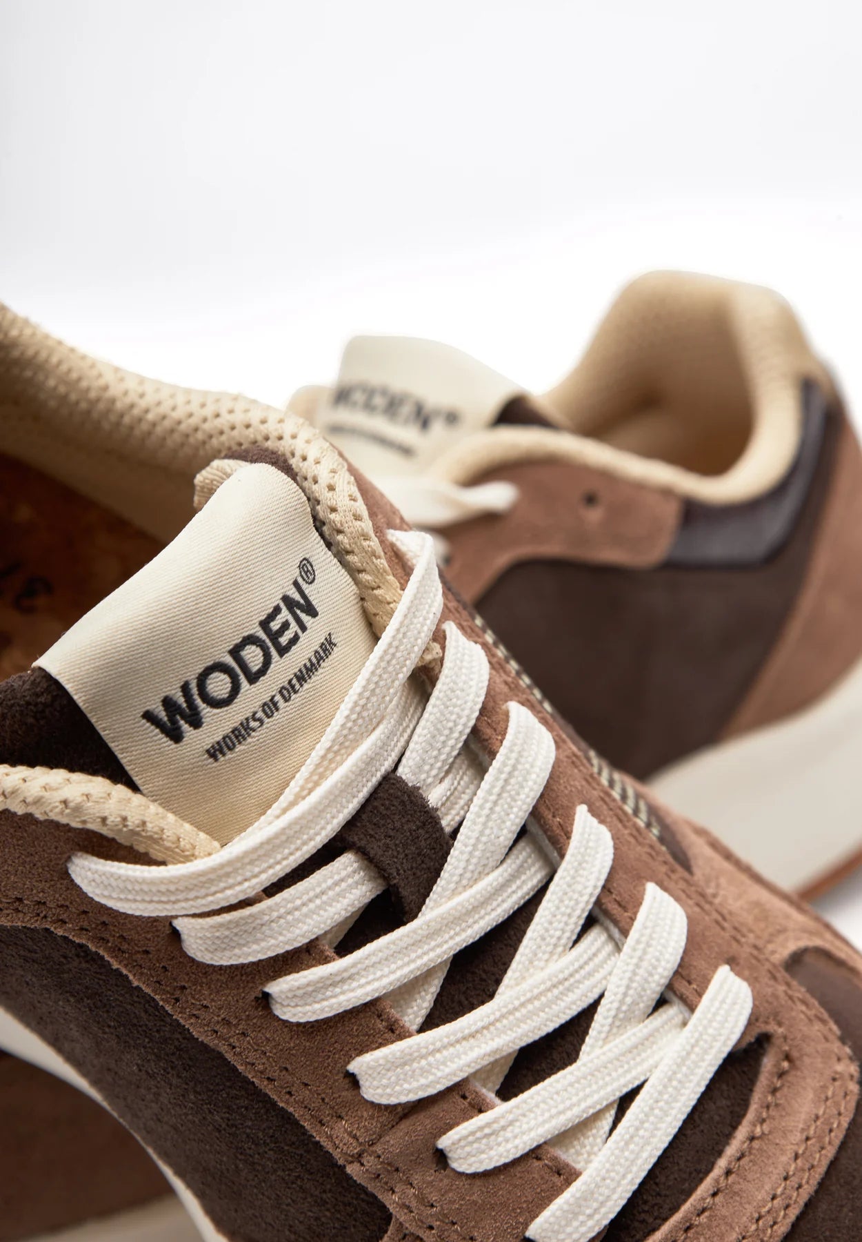 Woden Mathilde Runner Suede | Chocolate Multi