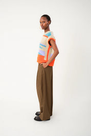 Lollys Laundry Max Knit Vest | Red