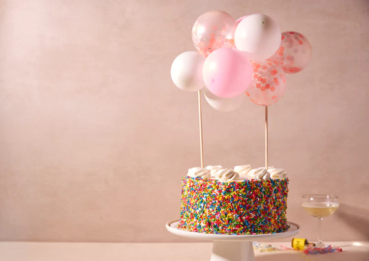 Meri Meri Pink Balloon Cake Topper Kit