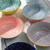 Mikasa Ramen Bowl 21cm | Grey Floral