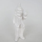 Mini Pop Gnome With Finger | White