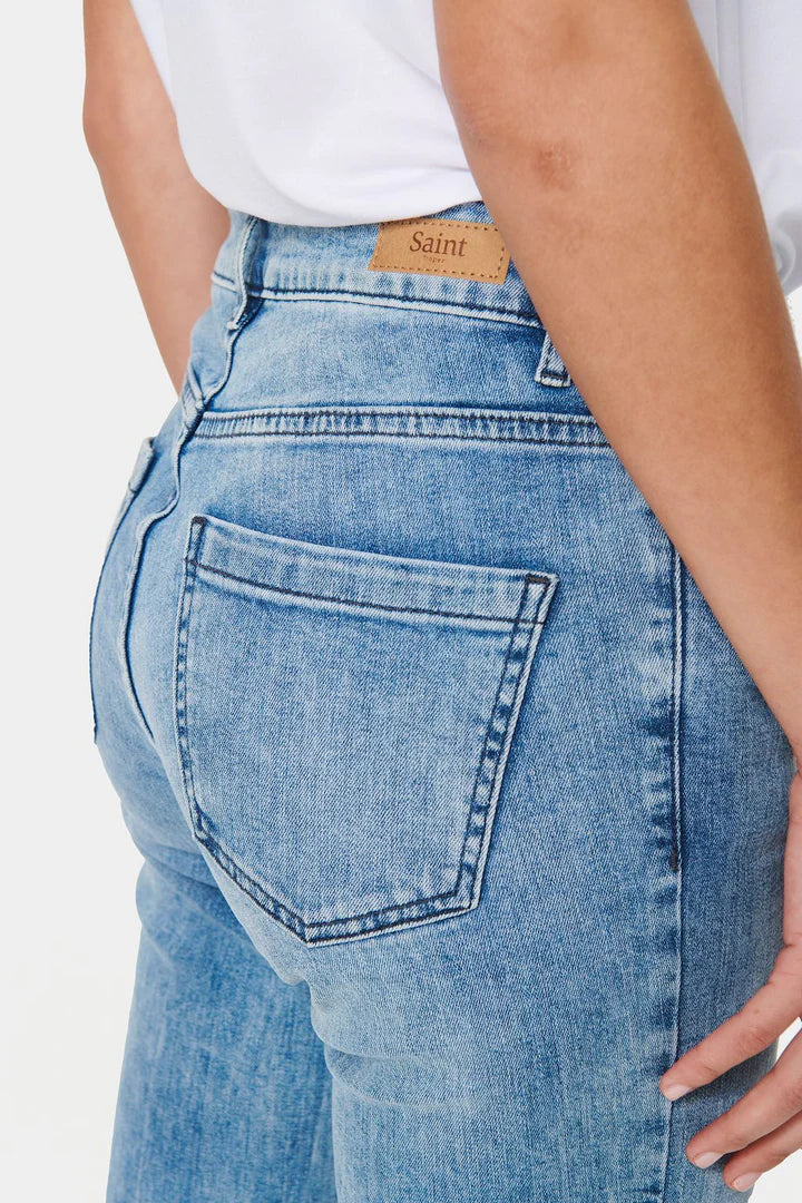 St Tropez Molly Regular Jeans | Light Blue Denim
