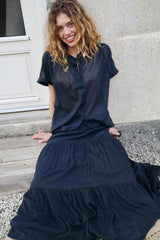 Lollys Laundry Mya Shirt | Washed Black