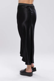 Nes Muse Satin Skirt | Black