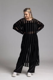 Nes Satin Gin Pant | Black