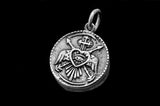 Nikki Ross Harmony Tag Sterling Silver Oxidised