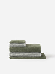 Citta Classic Cotton Hand Towel | Olive