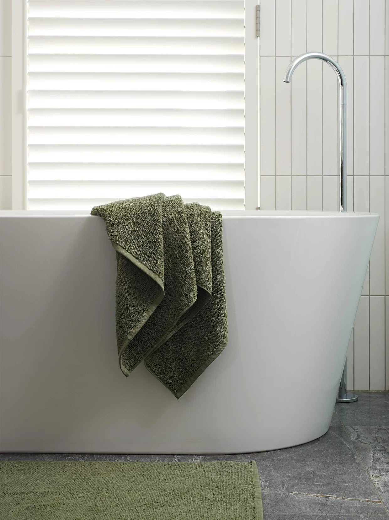 Citta Classic Cotton Towel Bundle | Olive