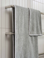 Citta Thin Stripe Hand Towel | Olive White