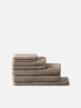 Citta Stripe Cotton Towel Bundle 9 Piece Set | Cocoa Bone