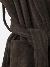 Citta Velour Cotton Robe | Cocoa