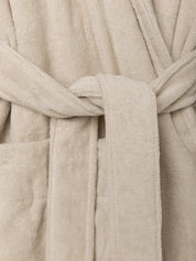 Citta Velour Cotton Robe | Oat