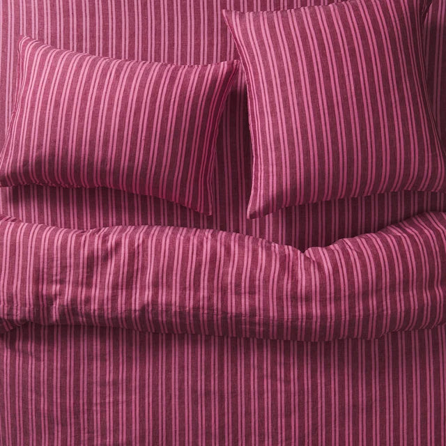 Sage X Clare Nadine Linen Sheet Mahogany| King Flat