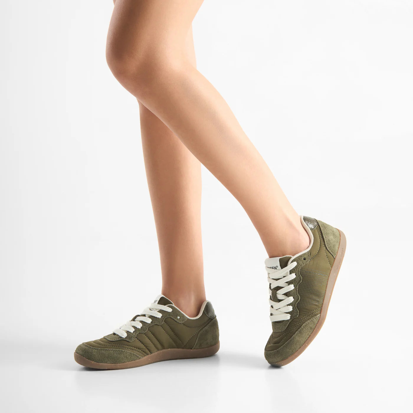 Woden Nanna Sneaker | Dark Olive