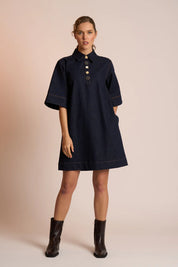 Neris Ora Dress | Indigo