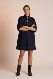 Neris Ora Dress | Indigo