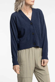 New Lands Twizel Cardigan | Indigo