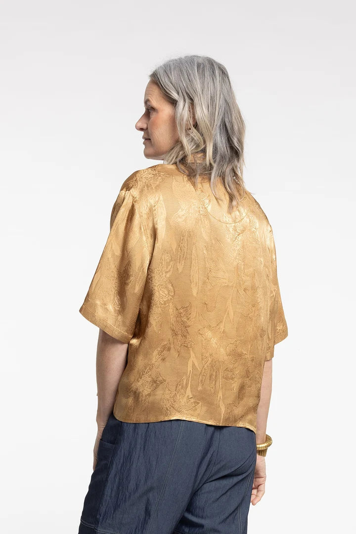 New Lands Smoking Shirt | Champagne