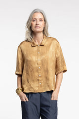 New Lands Smoking Shirt | Champagne