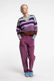 New Lands Griddy Sweater Stripe | Multi Stripe