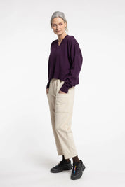 New Lands Griddy Sweater | Plum