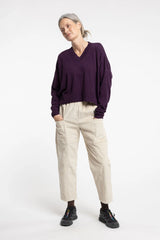 New Lands Griddy Sweater | Plum