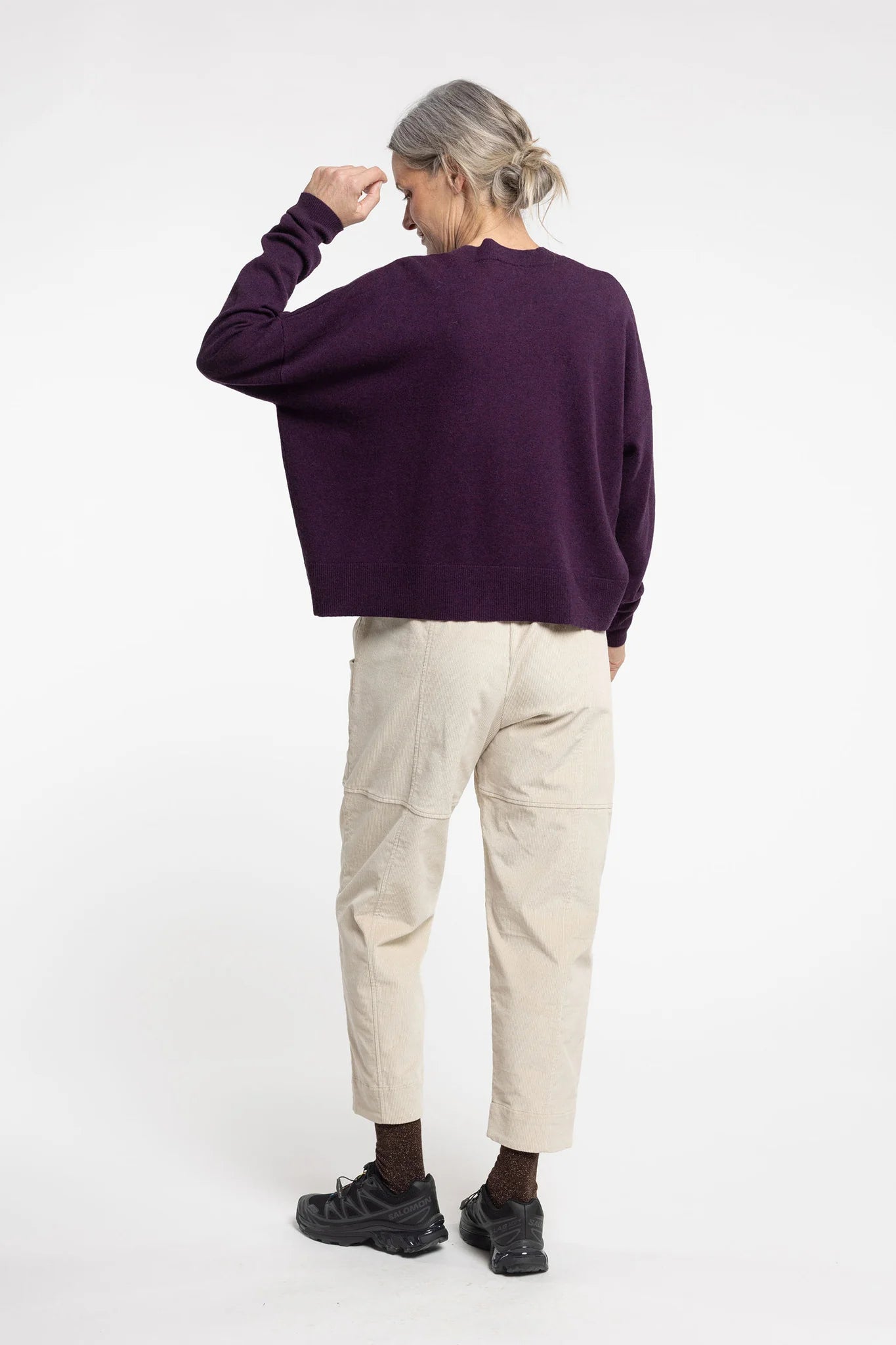 New Lands Griddy Sweater | Plum
