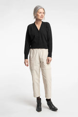 New Lands Twizel Cardigan | Black