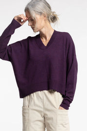 New Lands Griddy Sweater | Plum