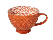 Now Designs Stamped Latte Stoneware Mug |  Copper