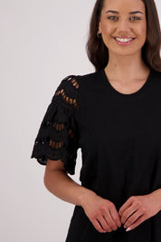 Briarwood Tex Top | Black