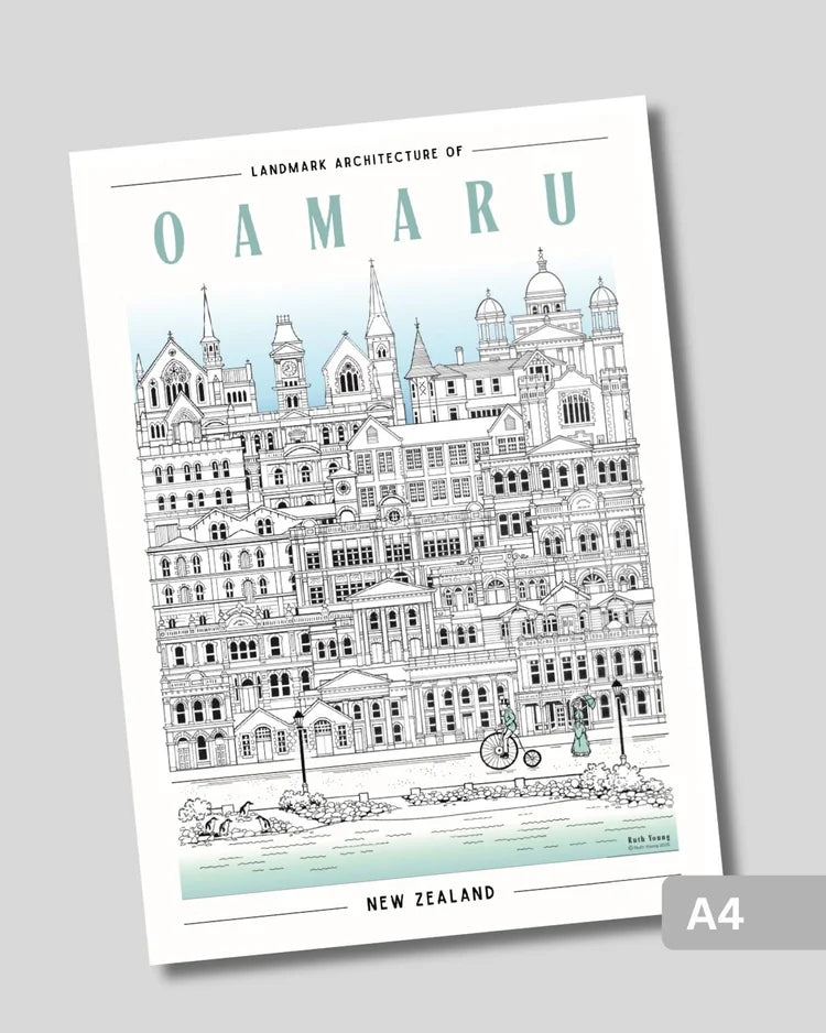 Ruth Young Line Drawing | Landmark Oamaru