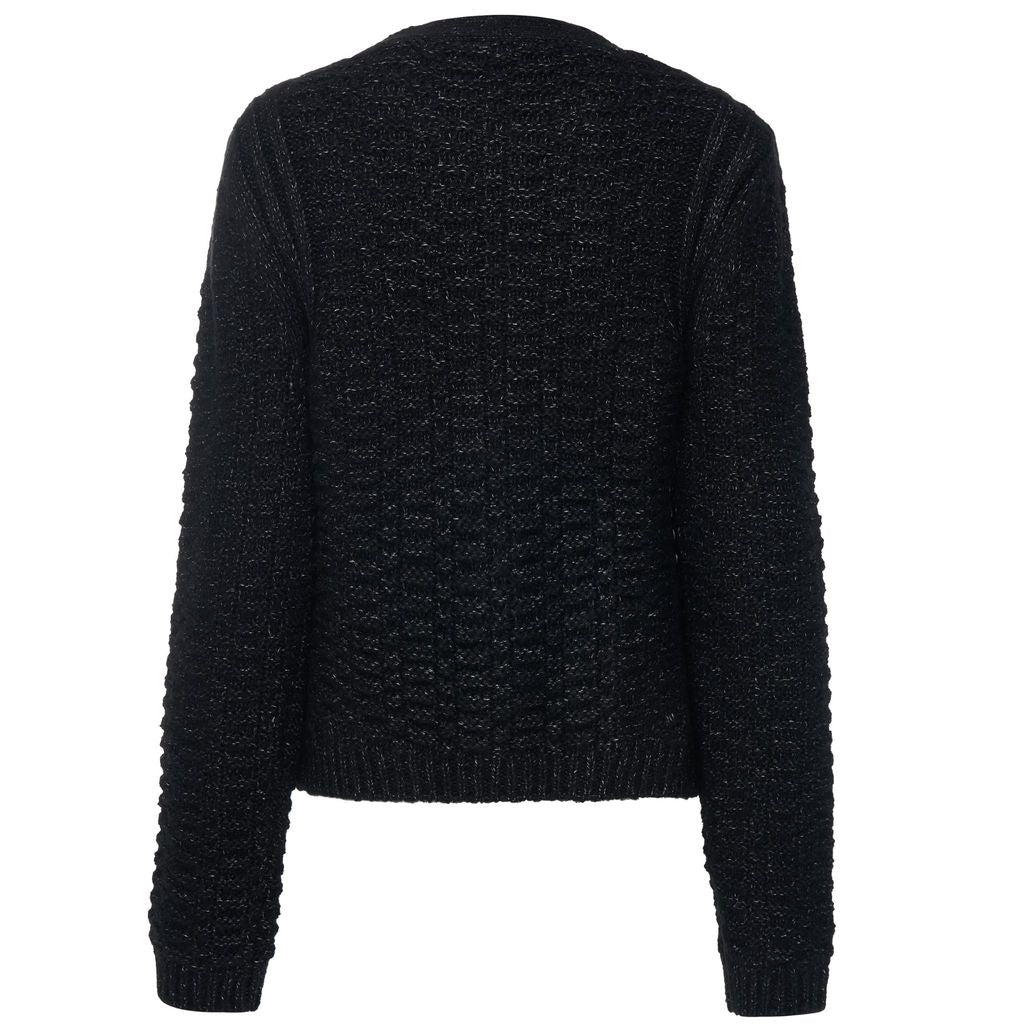 Moke Elle Womens Cardigan | Black