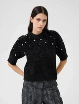 Karen By Simonsen Celia Pullover Top | Black