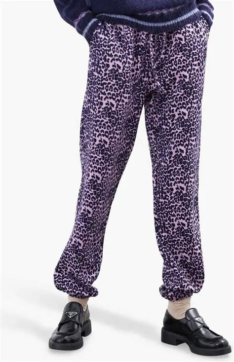 Lollys Laundry Mona Pants | Pink Leopard Print