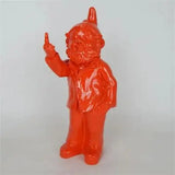 Voodoo Pop Gnome One Finger Salute | Orange