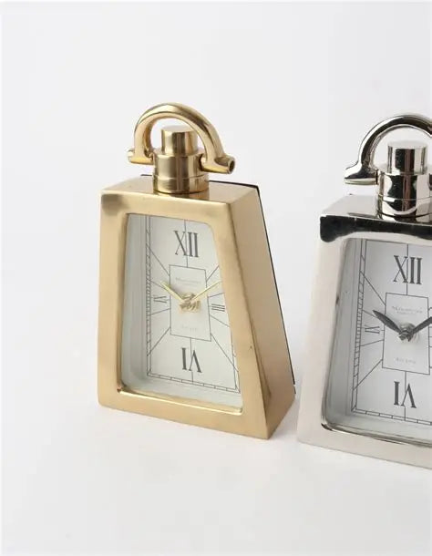 Mid-Century Bell Clock | Brass