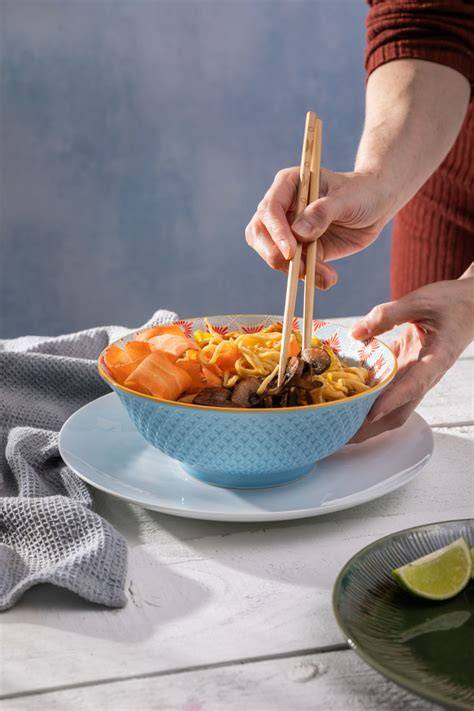 Mikasa Ramen Bowl 21cm | Blue Mosaic