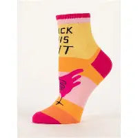Blue Q Ankle Socks | Cluck This Shit