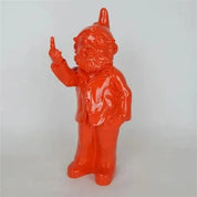 Voodoo Pop Gnome One Finger Salute | Orange