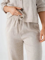 MSCH Viana Ginia Pants | Sand Melange