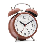 Acctim Hardwick Double Bell Alarm Clock | Soft Coral