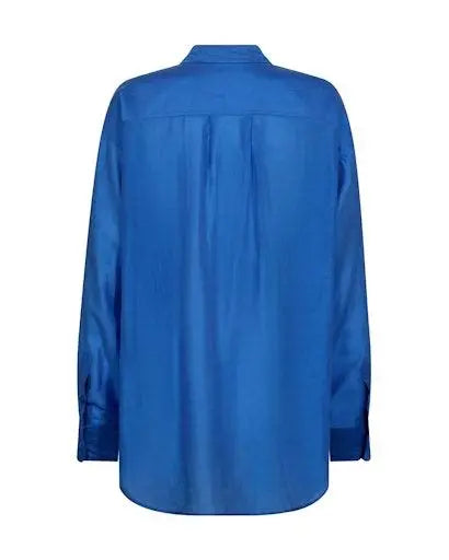 Mos Mosh Danika Sheer Shirt | Blue
