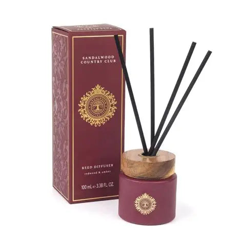 Sandalwood Country Club Reed Diffuser | Redwood and Amber 100ml