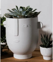Flora Porcelain Planter | White