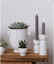 Flora Porcelain Planter | White