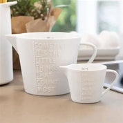 Rader Measure Do Small Things with Great Love Jug | White