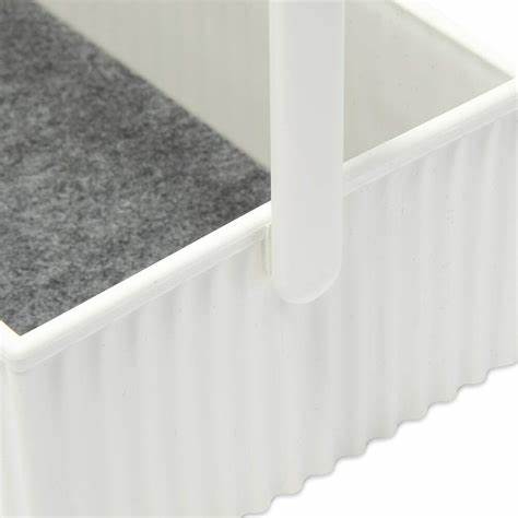 Hachiman Omnioutil Stacking Storage Box | White