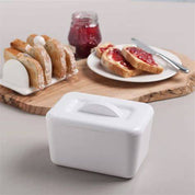 Zeal Keep Cool Melamine Butter Dish | White