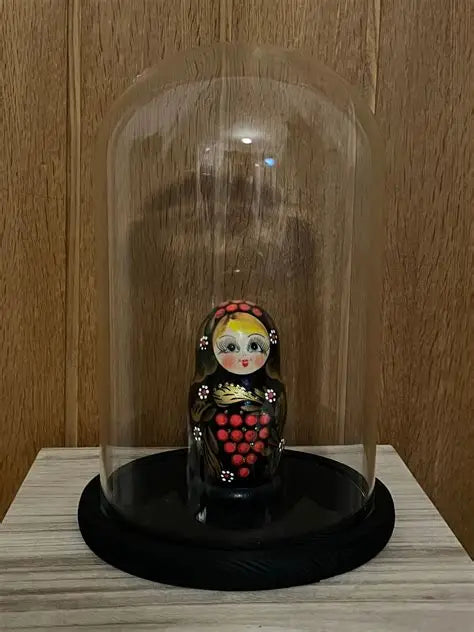 French Country Tall Wide Dome Black Base | Tall